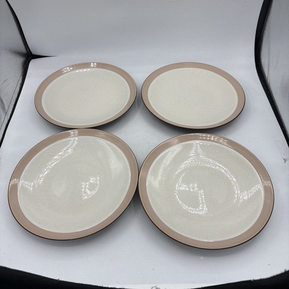 Noritake Salad Plates Kona Coffee 8052‎ Stoneware 8 3/8" Set of 4